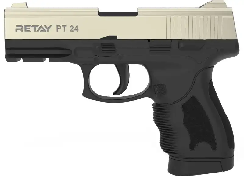 Пистолет стартовый Retay PT24 кал. 9 мм. Цвет - satin.