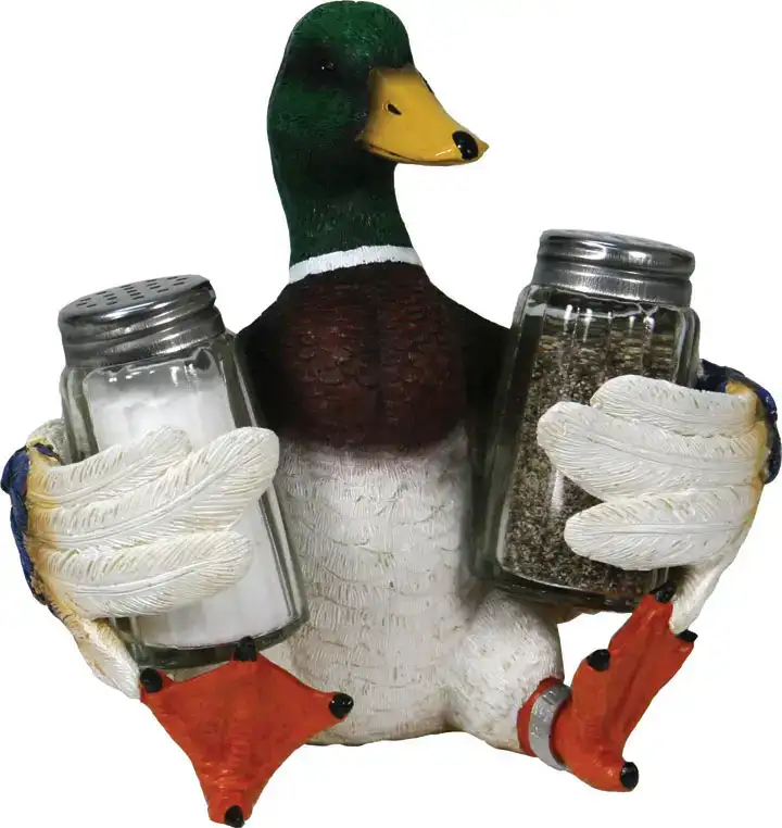 Набір кухонний Riversedge Duck Salt & Pepper Set сіль/перець полімер/скло