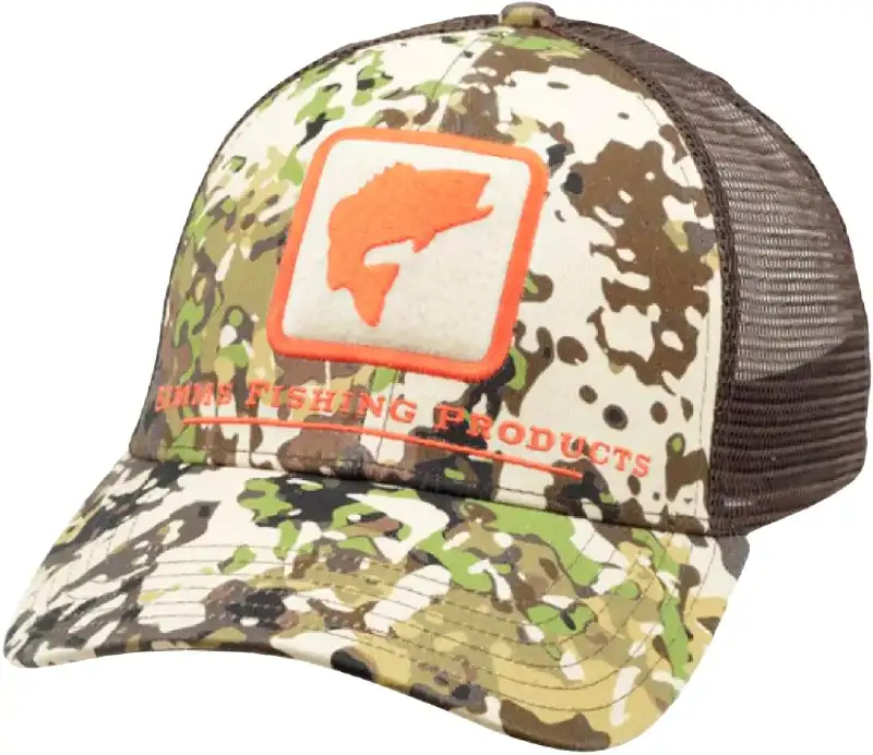 Кепка Simms Bass Icon Trucker One size River Camo