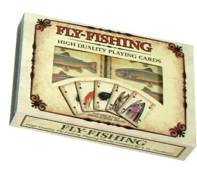 Карты игральные Riversedge 2pk Trout/Fly Playing Cards