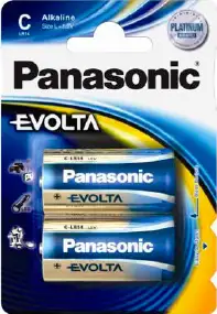 Батарея Panasonic EVOLTA C BLI 2 ALKALINE