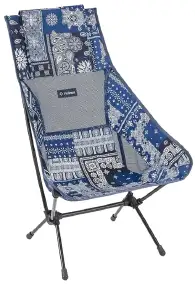 Кресло раскладное Helinox Chair Two Blue Bandana