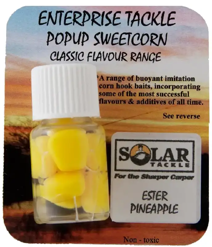 Штучна насадка Enterprise tackle Classic Popup Sweetcorn Range Ester Pineapple Yellow (Solar)