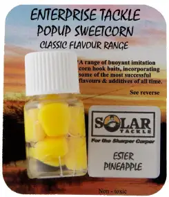 Искусственная насадка Enterprise tackle Classic Popup Sweetcorn Range Ester Pineapple Yellow (Solar)