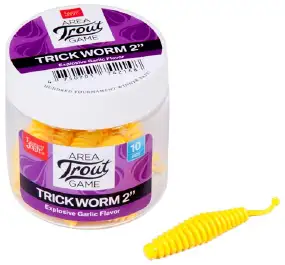 Силікон Lucky John Trick Worm Area Trout Series 2" #101 (10шт/уп)