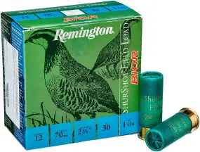 Патрон Remington Shurshot Field bior кал.12/70 дробь №9 (2,0 мм) навеска 30 грамм. Без контейнера.