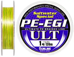 Шнур Sunline PE-EGI ULT 120m #1.0/0.165мм 7.7кг
