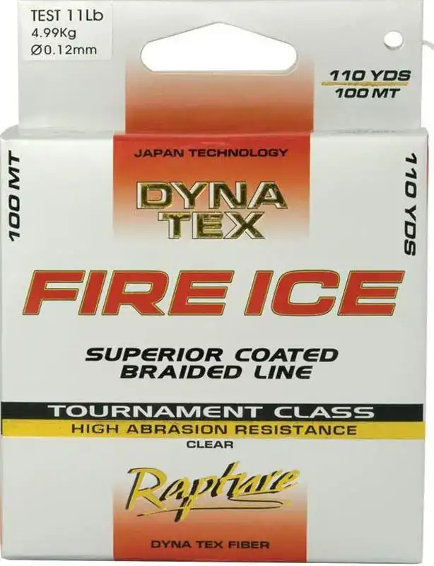 Шнур Trabucco Dyna-Tex Fire Ice Glear 100m (молочно-белый) #1.0/0.18mm 18lb/8.16kg