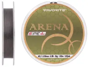 Шнур Favorite Arena PE 150m (silver gray) #0.3/0.09mm 6.5lb/3kg
