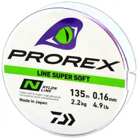 Леска Daiwa Prorex NM Line Super Soft 135m 0.16mm 2.2kg