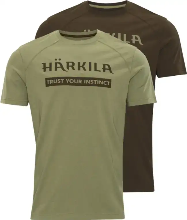 Футболка Harkila Harkila logo 3XL Зеленый