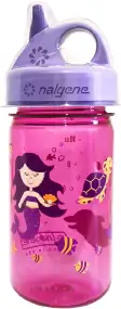 Пляшка Nalgene Kids Grip-N-Gulp Graphic Bottle 0,35L Mermaid Pink