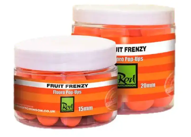 Бойли Rod Hutchinson Fluoro Pop Ups Fruit Frenzy 15mm