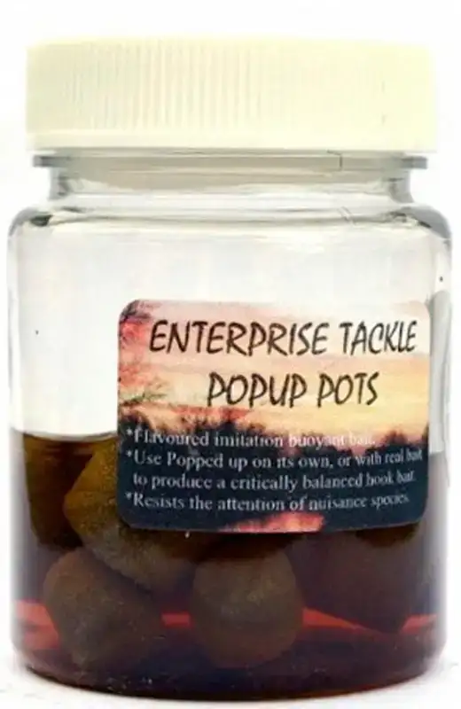 Искусственная насадка Enterprise tackle Popup Pots Pellets Mixed Crab & Garlic Flavour 10,14,18mm
