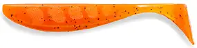 Силікон FishUP Wizzle Shad 3" #049 - Pumpkin Orange/Black (8шт/уп)