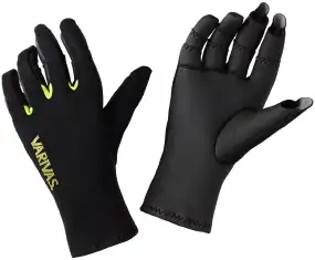 Рукавиці Varivas Chloroprene Glove 3 VAG-19 LL Black x Lime