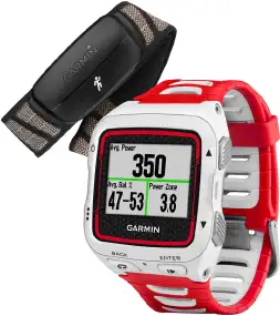 Часы Garmin Forerunner 920XT Bundle White & Red с GPS навигатором и кардиодатчиком ц:белый/красный
