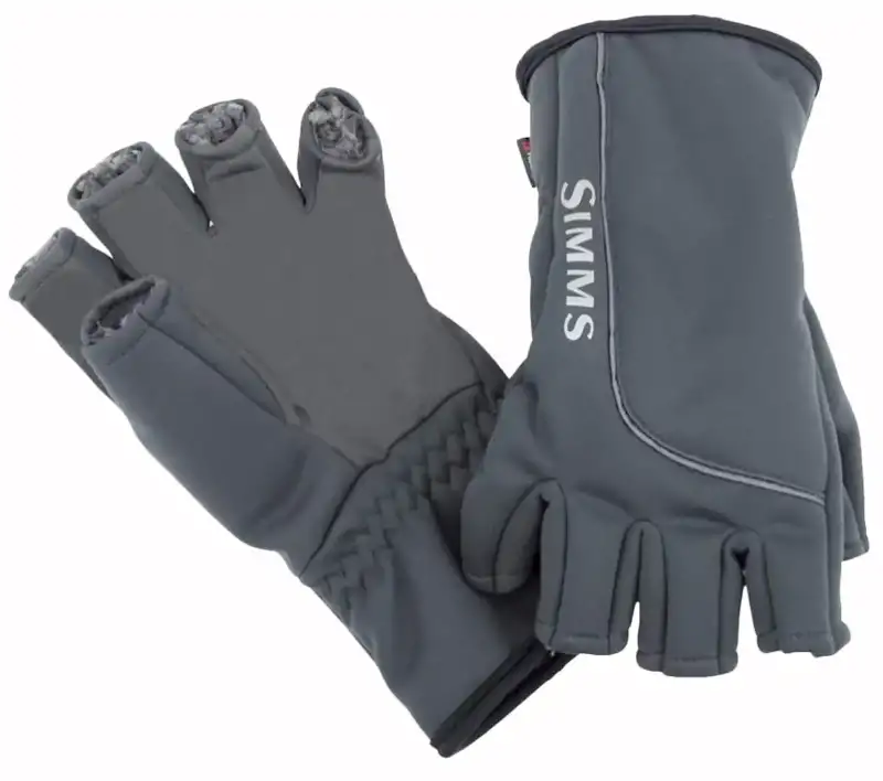 Перчатки Simms Guide Windbloc Half Finger Glove XL Raven