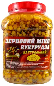 Зерновая смесь 3KBaits 3KBaits Зерновий Микс Кукурудза (натуральний) ведро/банка 3л