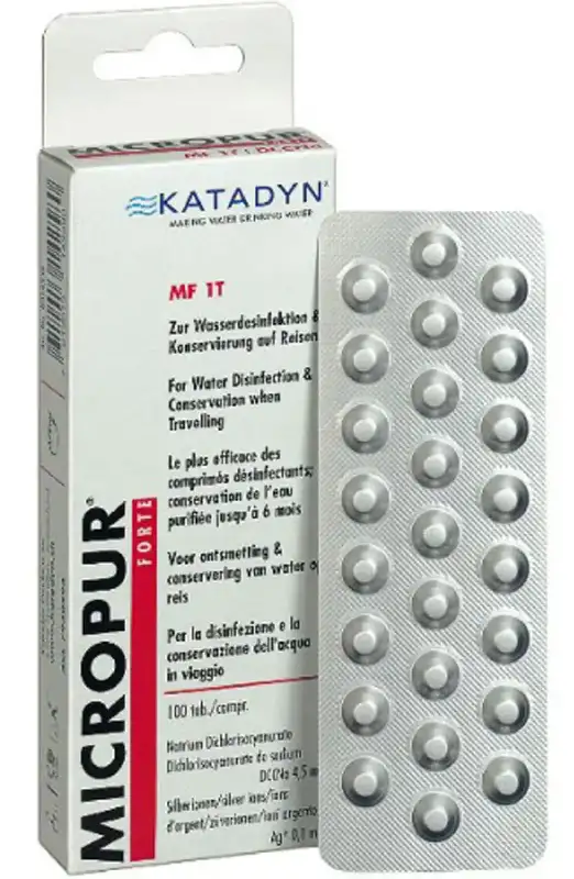 Таблетки для очищення води Katadyn Micropur Forte MF1/100T (4 x 25 шт)