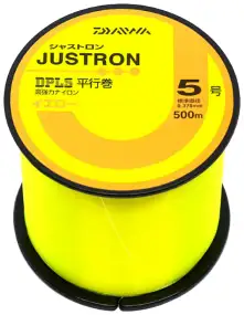 Леска Daiwa Justron DPLS Y 500m (желтый) #3.0/0.285mm 5.4kg