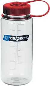 Пляшка Nalgene Wide Mouth Sustain Water Bottle 0,5L Clear Red Cap