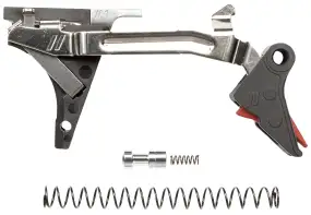Ударно-спусковий механізм ZEV PRO Flat Face Drop-In Kit для Glock 1-4 Gen 9мм. Чорний/червоний