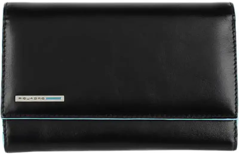 Гаманець Piquadro Blue Square Big women’s wallet with credit card facility Black