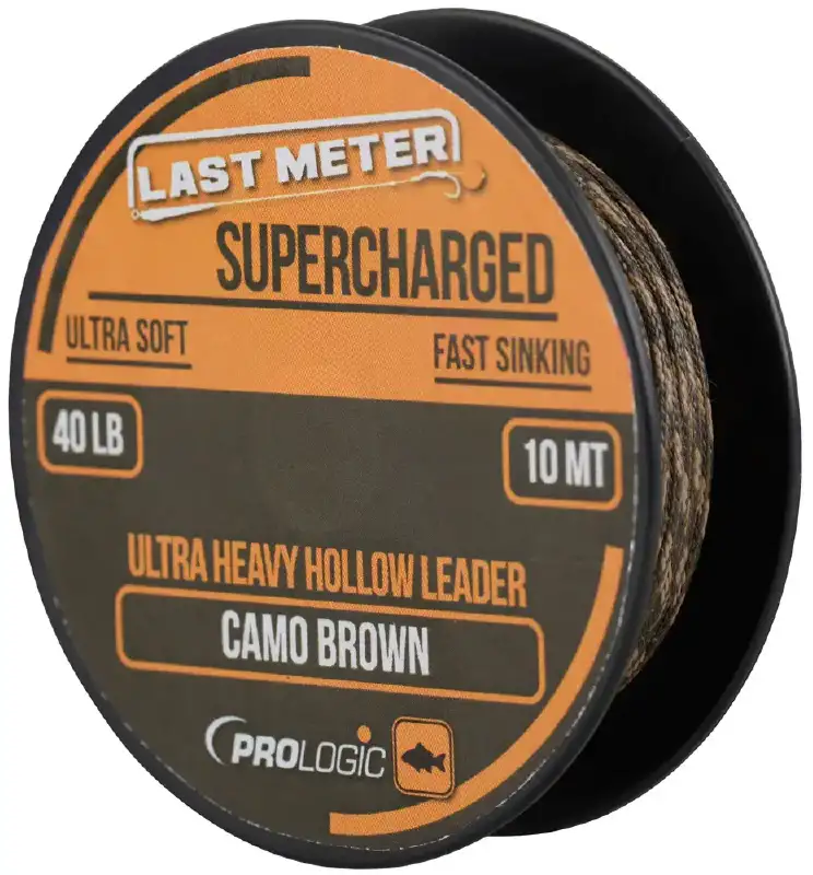 Лидкор Prologic Supercharged Hollow Leader 7m 50lbs Camo Brown