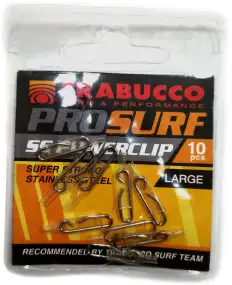 Клипса Trabucco Prosurf SS Powerclip Small (10шт/уп)