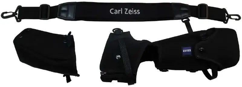 Чехол защитный для зрительной трубы Zeiss Diascope 85 T* FL с наклонным окуляром. Материал - нейлон. Цвет - черный.