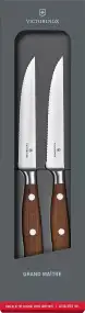 Набір ножів Victorinox Grand Maitre Wood Steak Set 7.7240.2W Serrated