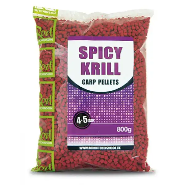 Пеллетс Rod Hutchinson Spicy Krill Carp 4,5 mm 800g