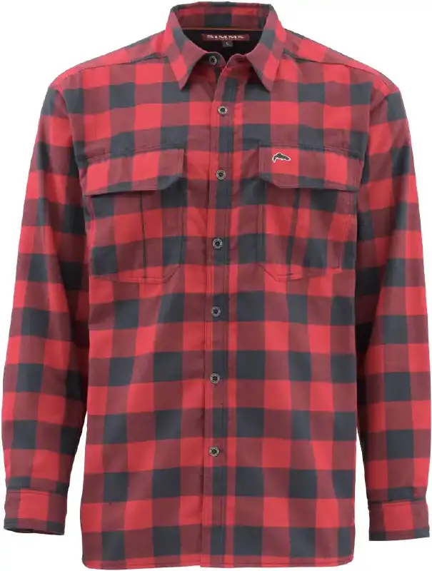 Рубашка Simms ColdWeather Shirt XL Red Buffalo Plaid