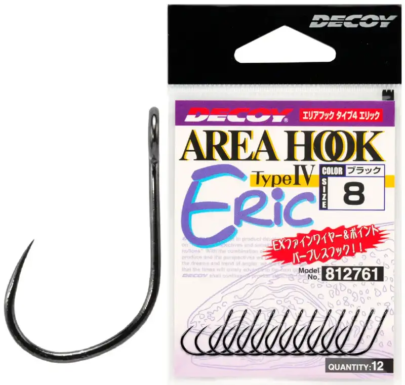 Крючок Decoy Area Hook IV Eric 06, 12 шт/уп