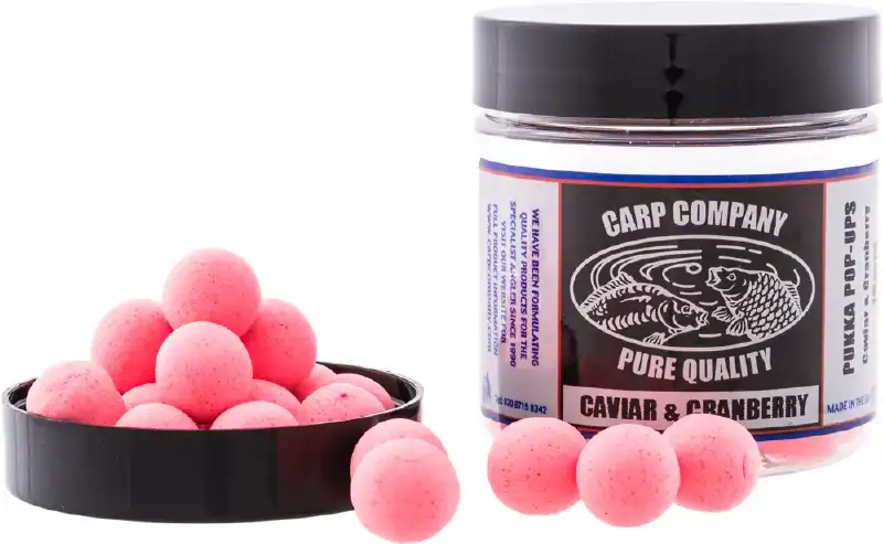 Бойли Carp Company Pop-Ups Caviar & Cranberry (Washed Out Mix) 12 mm