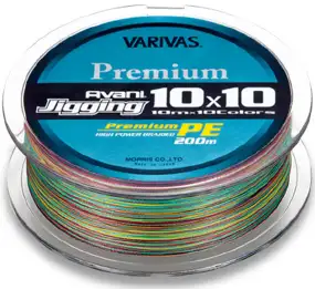 Шнур Varivas Avani Jigging 10x10 Premium PE 200m #1.5/0.205mm 24.8lb
