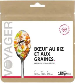 Сублимат Voyager Nutrition Beef with rice and seeds 185 г
