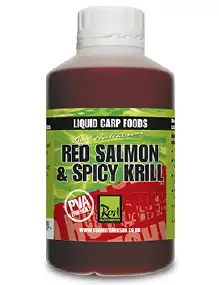 Ликвид Rod Hutchinson Red Salmon & Spicy Krill Liquid Carp food 500 ml