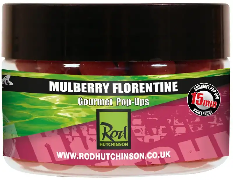 Бойлы Rod Hutchinson Pop Ups Mulberry Florentine with Protaste Plus 15mm