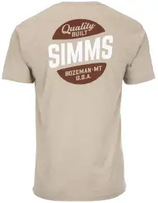 Футболка Simms Quality Built Pocket T-Shirt Khaki Heather