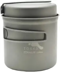 Котелок Toaks Titanium Pot with Pan 1,1L