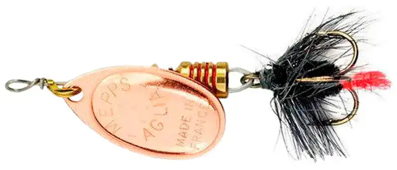 Блесна Mepps Aglia Mouche №1 3.6g Copper Black Fly