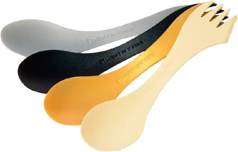 Ловилка Light my fire Spork original 4-pack Old gold/Silver/Blackpearl/Passion Beige