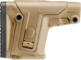 Приклад FAB Defense RAPS-С з регульованою щокою і потиличником без труби. Колір - пісочний