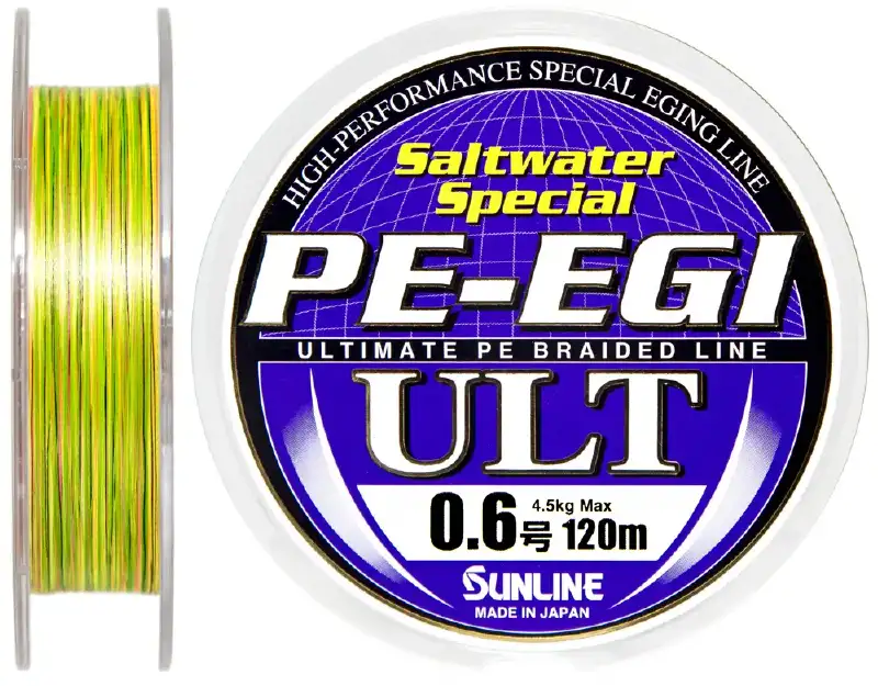 Шнур Sunline PE-EGI ULT 120m #0.6/0.128 мм 4.5 кг