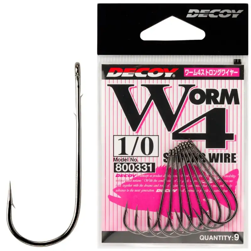 Крючок Decoy Worm4 Strong Wire #2 (9 шт/уп)