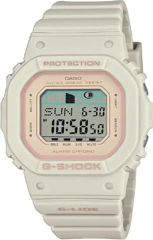 Годинник Casio GLX-S5600-7ER G-Shock. Бежевий