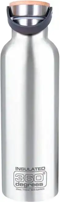 Термобутылка 360° Degrees Vacuum Insul Botte 0.75l Silver