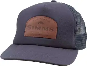 Кепка Simms Leather Patch Trucker One size Admiral Blue